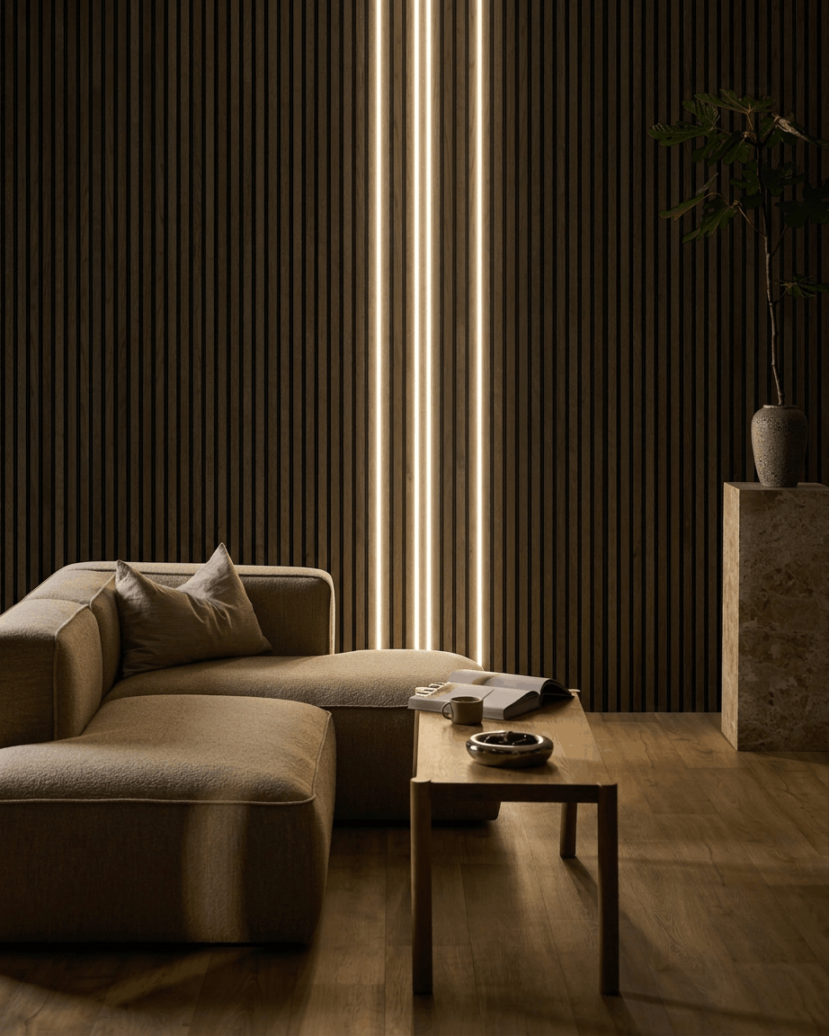 Lumi | LED striplight / Black, – 240 cm (4 pcs) 